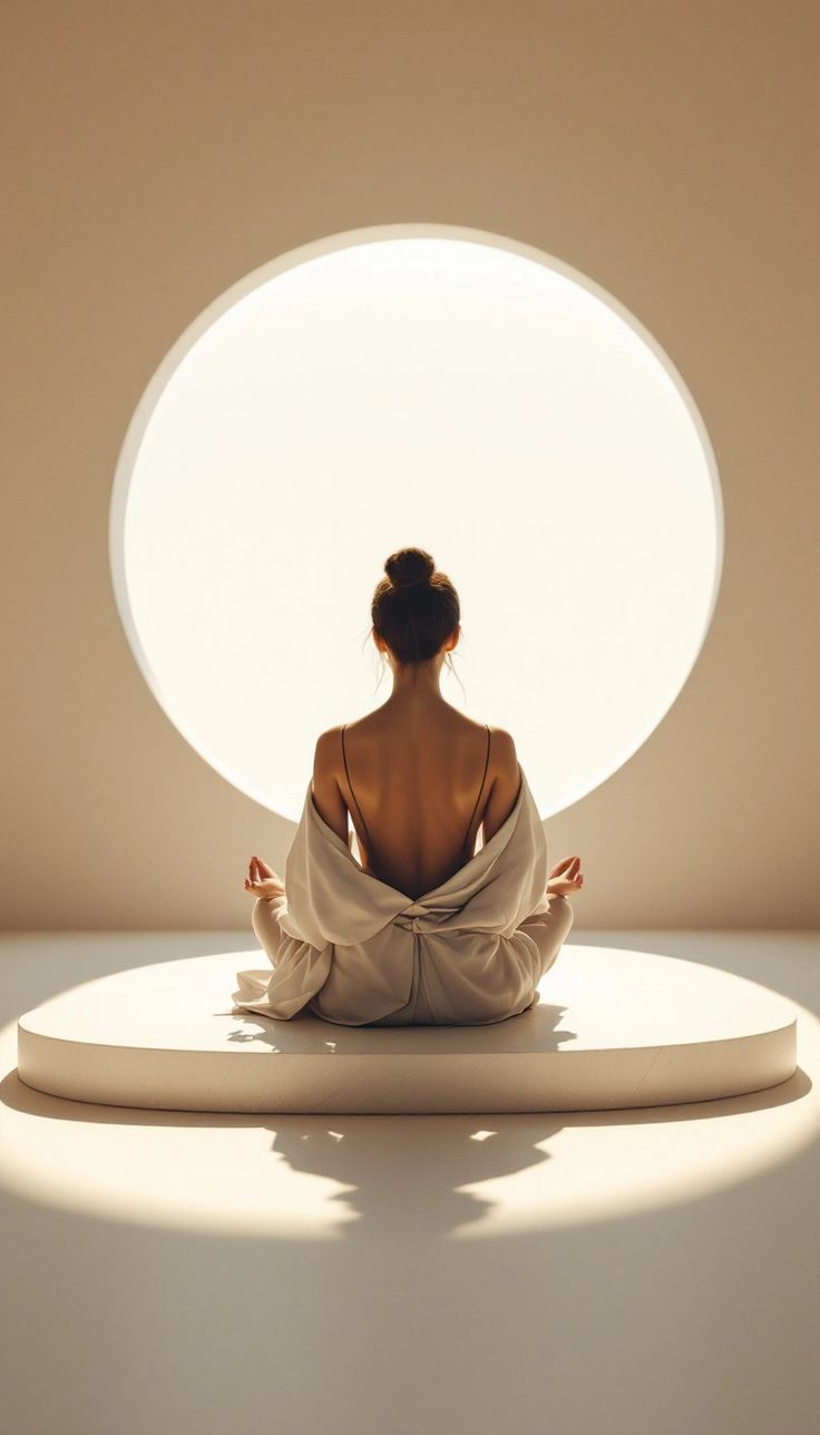 HEALTH PICTURE doing meditation